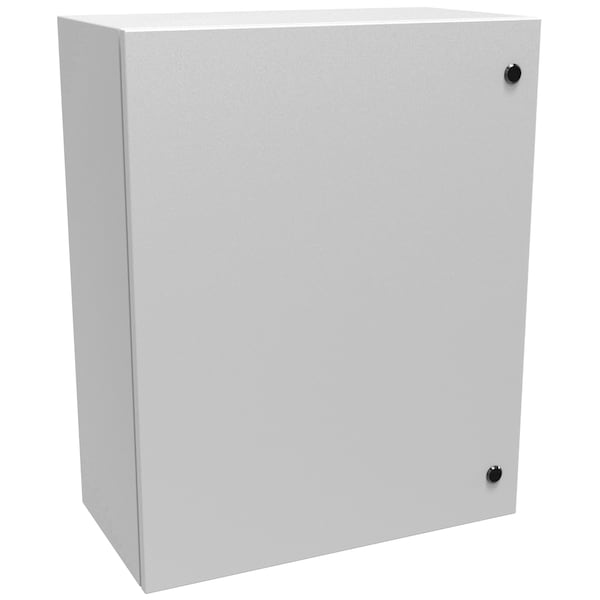 Hammond Slotted 1/4 Turn Latch Electrical Enclosures, 30 in H, 12 in D, 24 in W, NEMA 4, Steel EN4SD302412LG - main